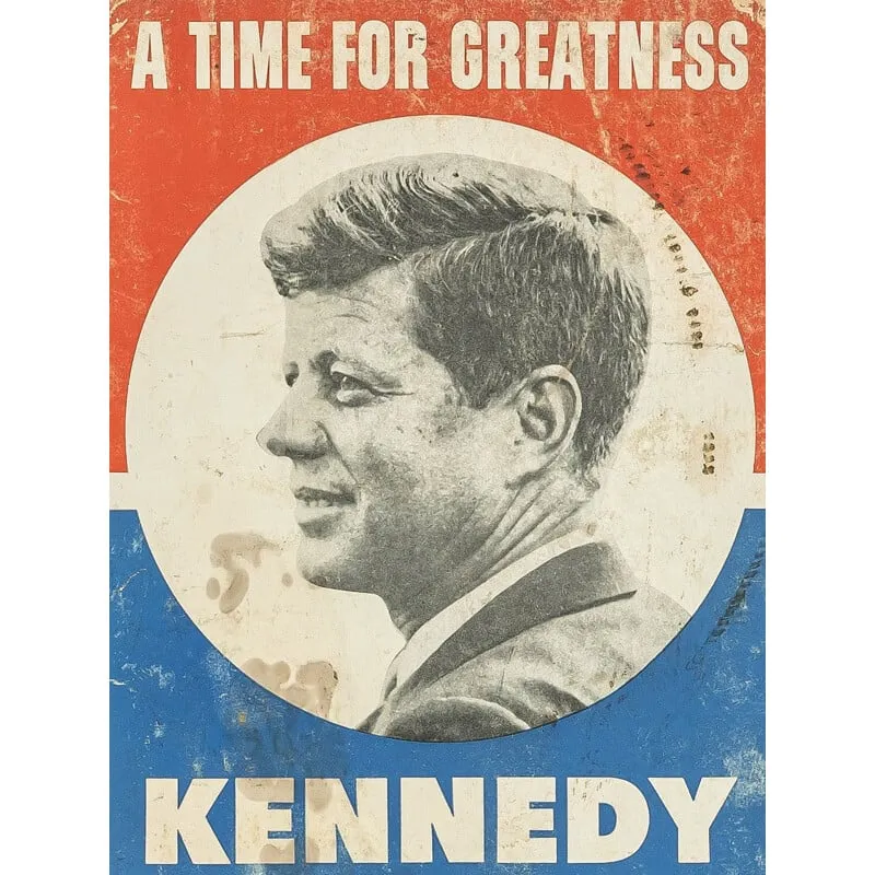 jfk campaign poster